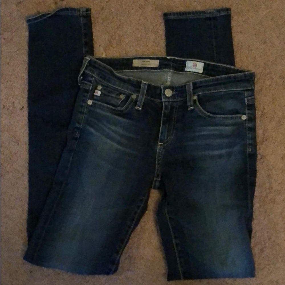Size 25 AG cigarette leg denim